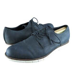 Crown Vintage Men's Tate Oxford Sneaker Black Leather Size 11M‎ Gently Used 2025